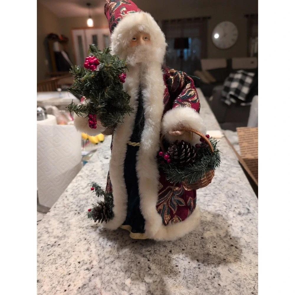 Santa Father Christmas Tree‎ Topper Tabletop Display 17
